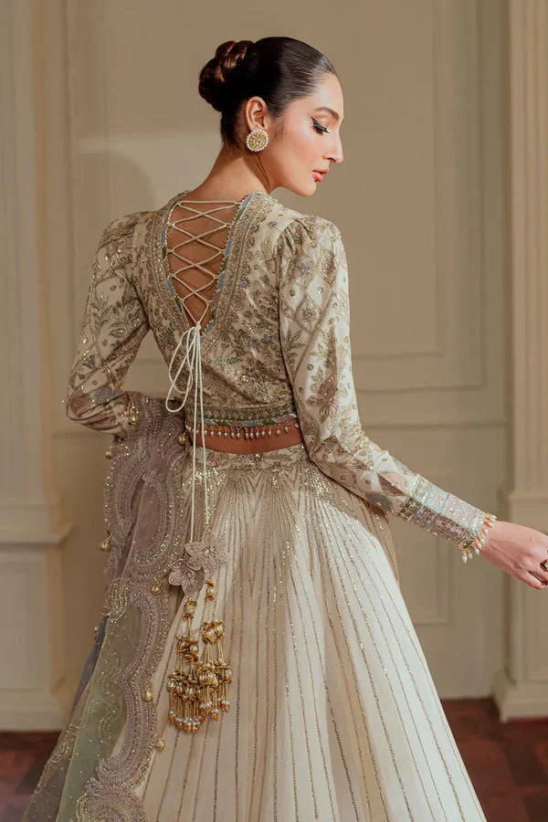 Baroque Chantelle Net Embroidered & Hand Embellished Maxi - J0085