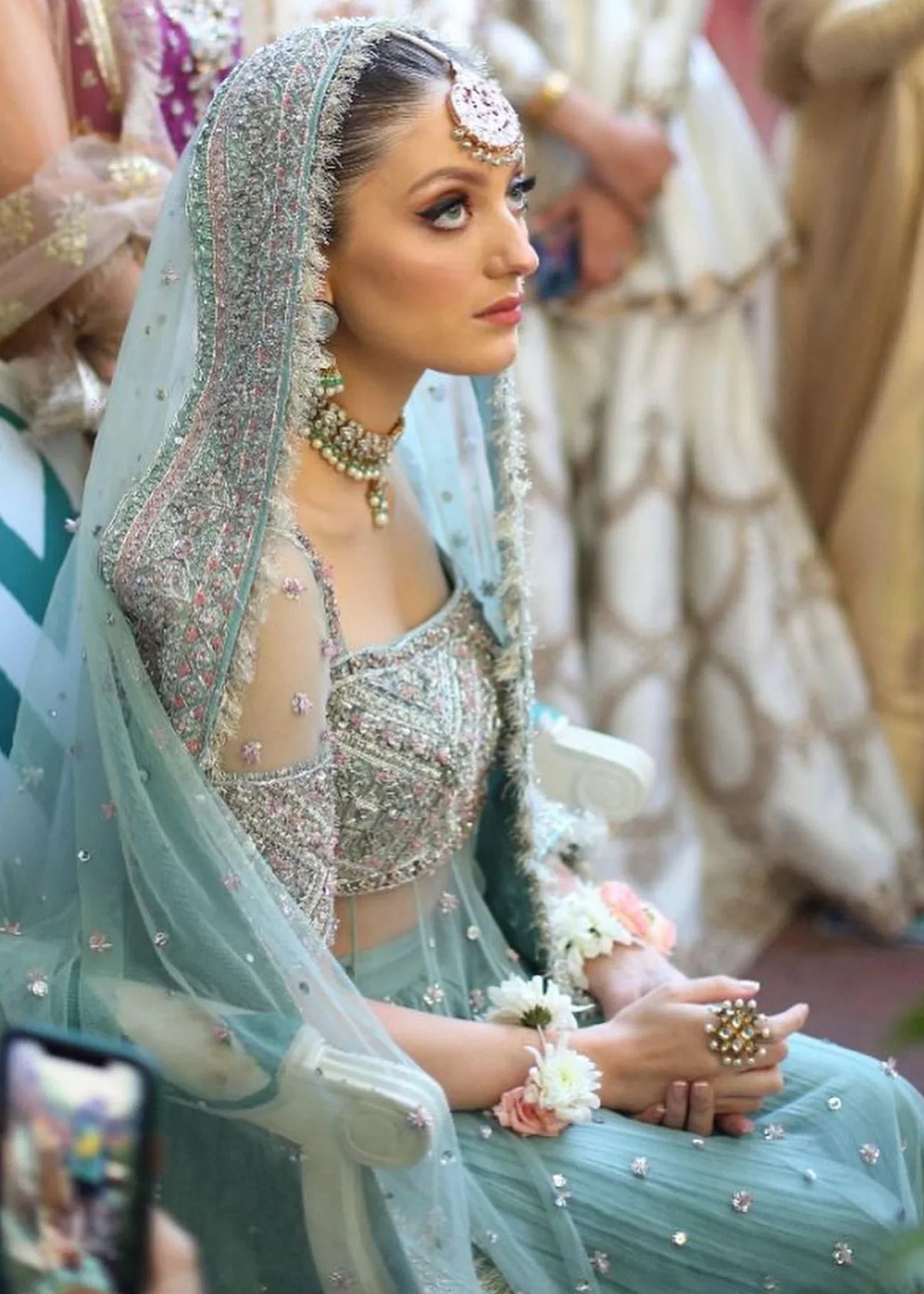 Hussain Rehar SAAHIL Formals Jhil Mil SAAHIL Net Maxi - 09350