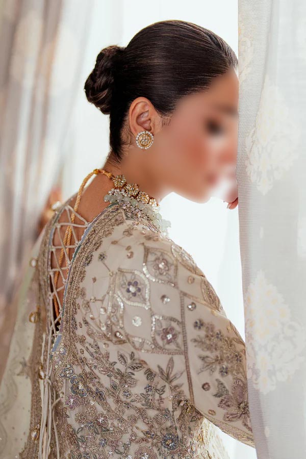 Baroque Chantelle Net Embroidered & Hand Embellished Maxi - J0085